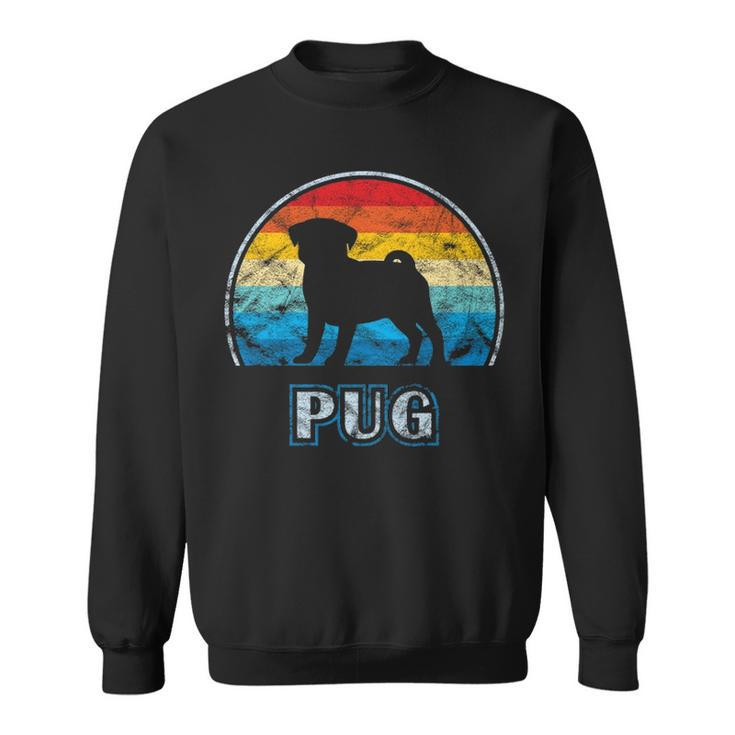 Pug Vintage Dog Sweatshirt