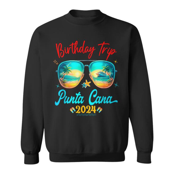 Punta Cana Family Vacation Birthday Cruise Trip Matching Sweatshirt
