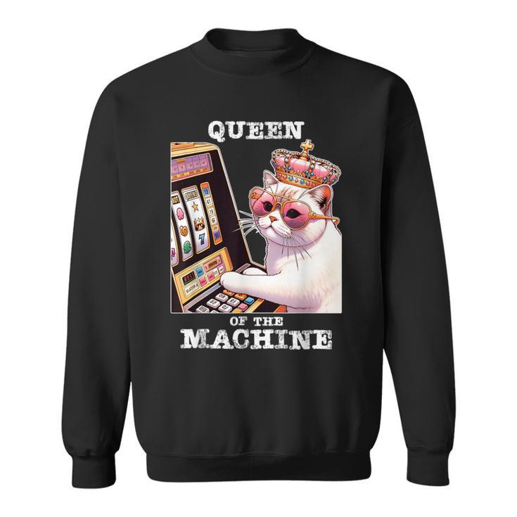 Queen Of The Slot Machine Casino Gambling Lover Sweatshirt