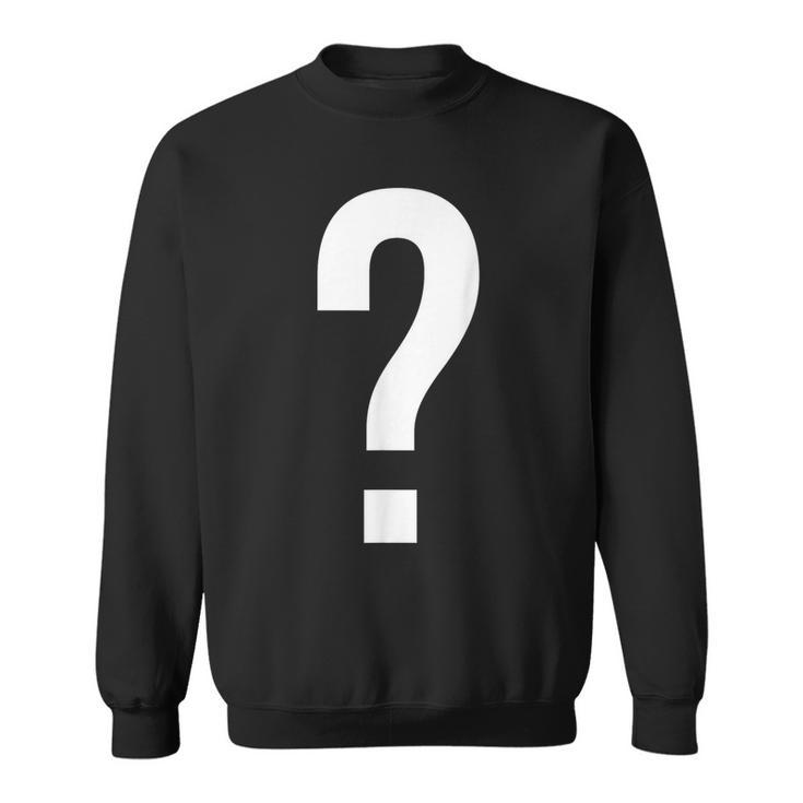 Question Mark Symbol Punctuation Mark Sweatshirt