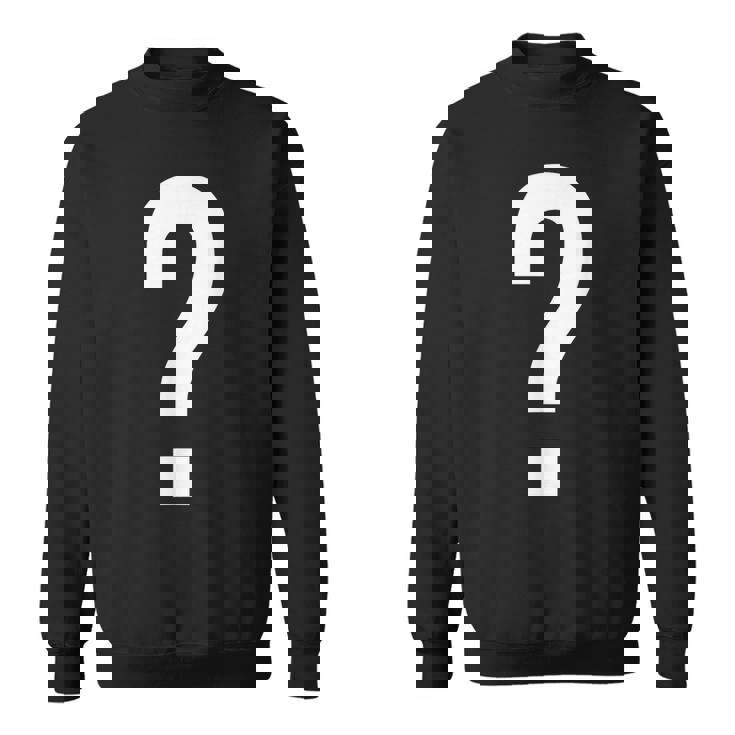 Question Mark Symbol Punctuation Mark Sweatshirt