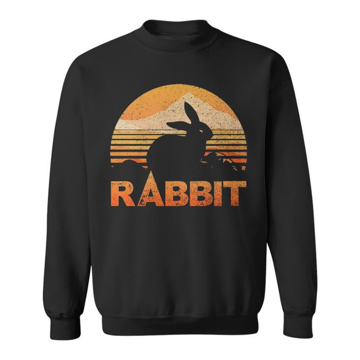 Rabbit Lover Vintage Retro Sweatshirt
