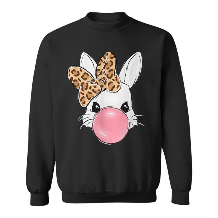 Rabbit Leopard Girls Sweatshirt