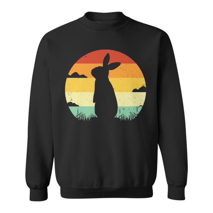 Rabbit Retro Vintage 80S Style Bunny Lover Sweatshirt