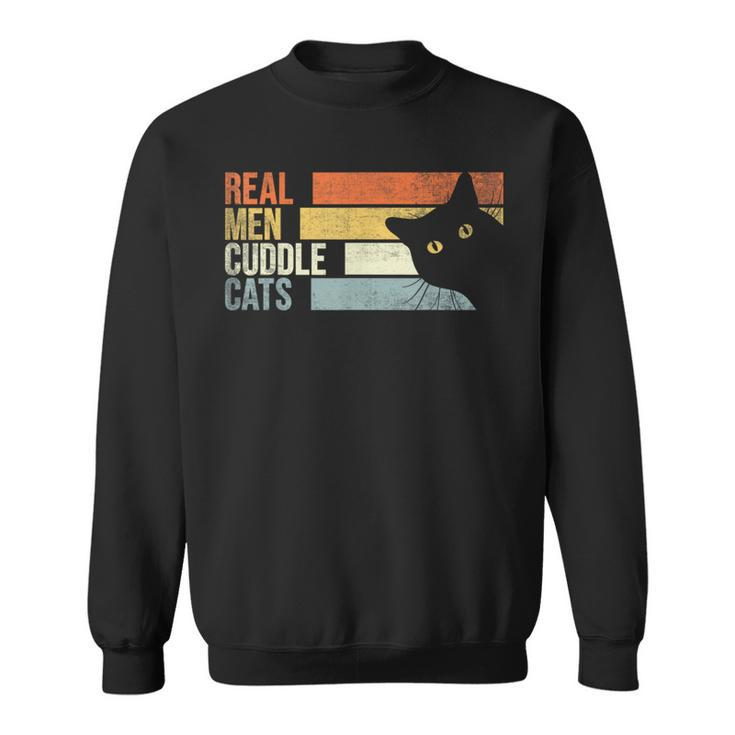 Real Cuddle Cats Cats Lover For Men Sweatshirt