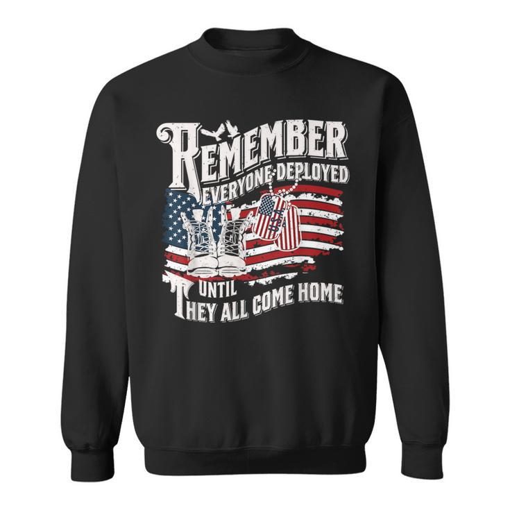 Red Friday Deployment Support Our Troops Wear Red Friday Sweatshirt