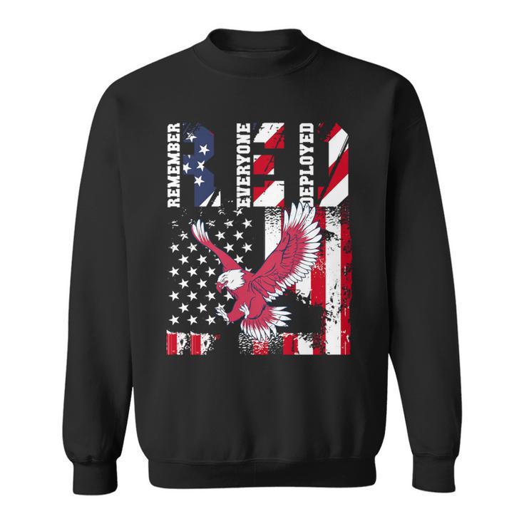 Red Friday Remember Everyone Deployed Patriotic Sweatshirt