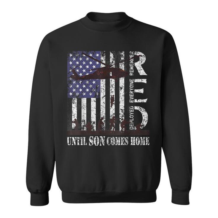 Red Friday For My Son Us Army Military Deployed Veteran Sweatshirt