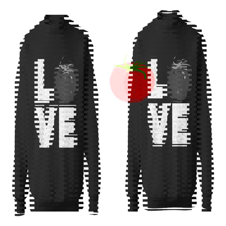 Red Tomato Gardener I Love Gardening I Tomato Sweatshirt