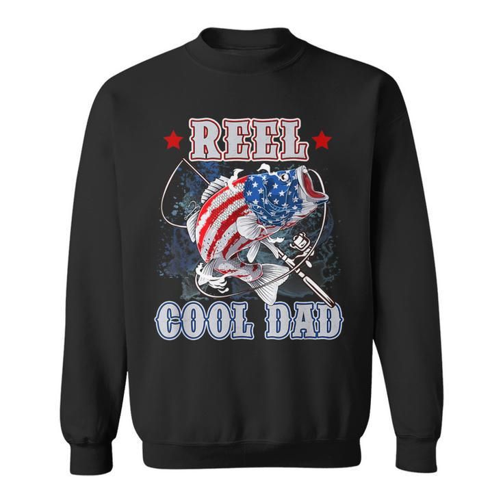 Reel Cool Dad Father's Day Fishing Dad Sweatshirt