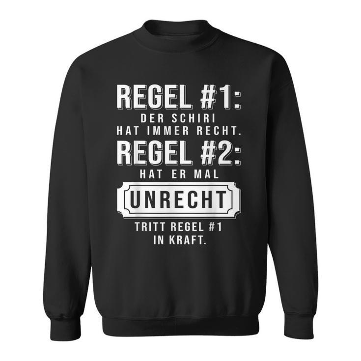 Referee Unparteiischer Referee Sweatshirt