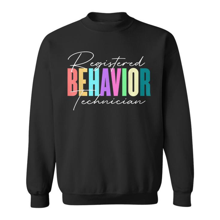 Registered Behavior Technician Rbt Behavioral Aba Therapist Sweatshirt