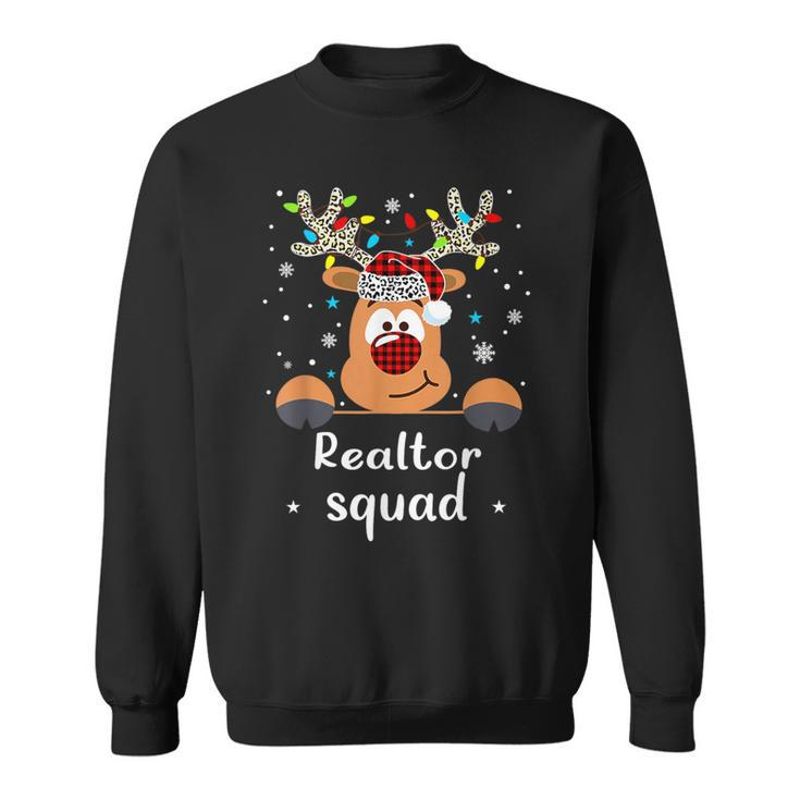 Reindeer Realtor Squad Christmas School Matching Sweatshirt