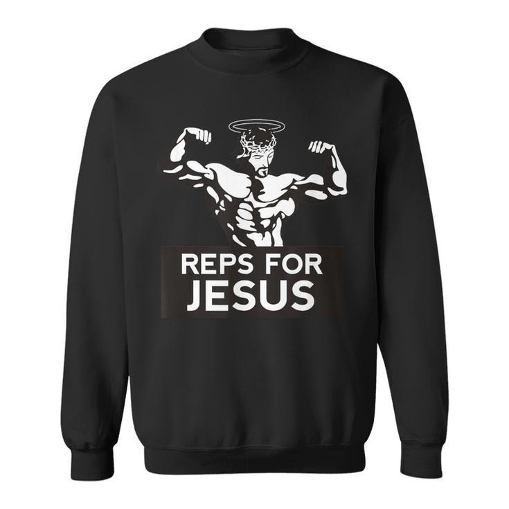 Reps For Jesus Gym Sweatshirt