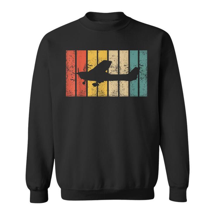 Retro Aeroplane Pilot Sweatshirt