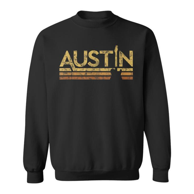 Retro Austin Texas Music Sweatshirt