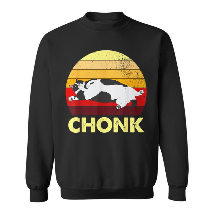 Retro Chonk Cat Sweatshirt