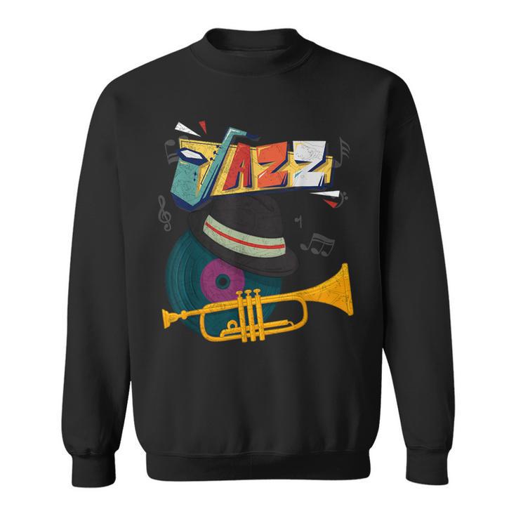 Retro Jazz Trumpets Player Music Festival New Orleans Sweatshirt