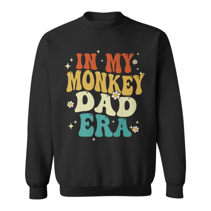 Retro In My Monkey Dad Era Monkey Father's Day Sweatshirt