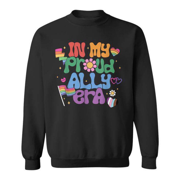 Retro In My Proud Ally Era Pride Ally You Are Safe With Me Sweatshirt