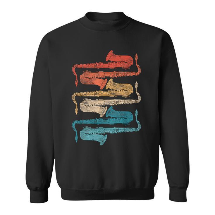 Retro Saxophone Sweatshirt