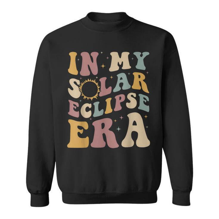 Retro In My Solar Eclipse Era Total Solar Eclipse 40824 Sweatshirt