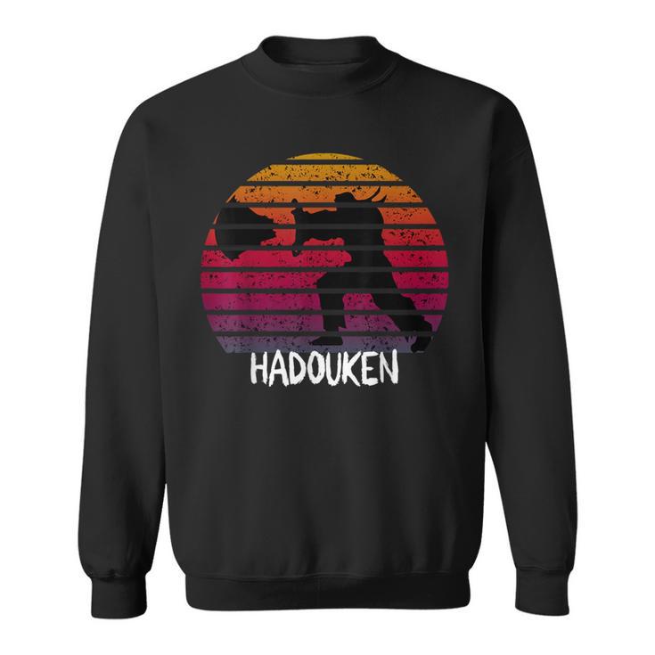 Retro Vintage Hadouken Fighter Sweatshirt