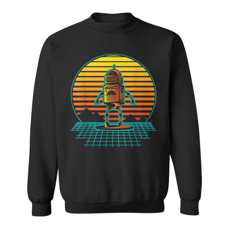 Retro Vintage Robot Robots Robotics Engineer Engineering Sweatshirt