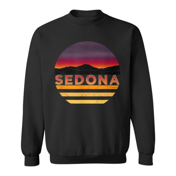 Retro Vintage Sedona Arizona Az Sunset Sweatshirt