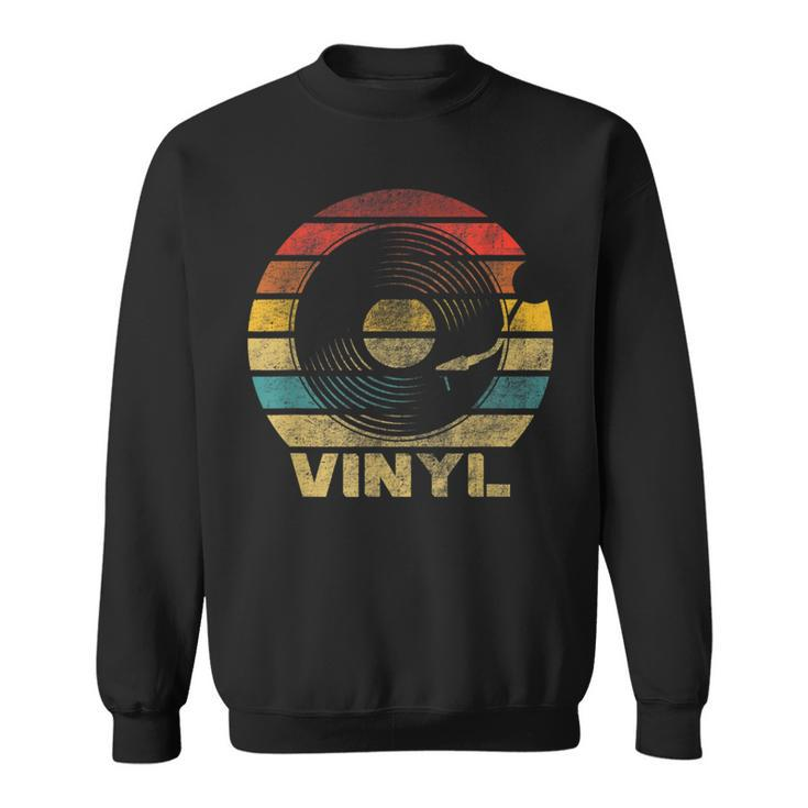 Retro Vinyl Vintage Record Player Sweatshirt