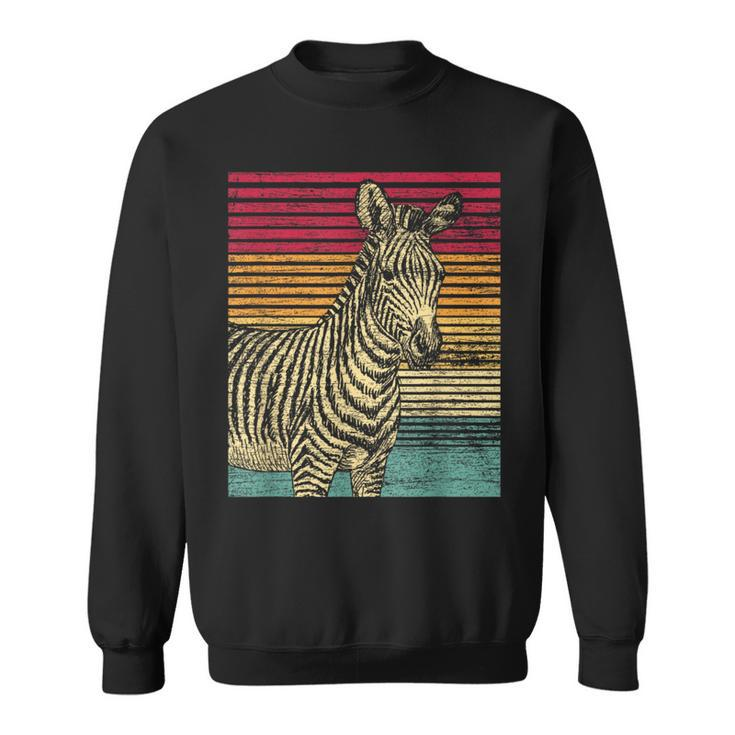 Retro Zebra Sweatshirt