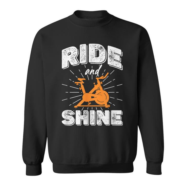 Ride And Shine Spin Class Spinning Bike Indoor Cycling Sweatshirt