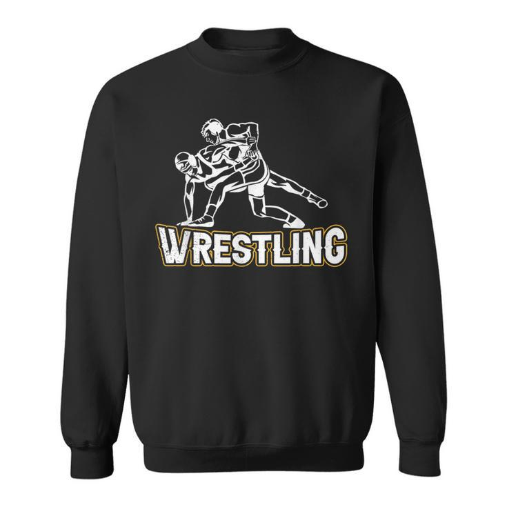 Ring Wrestler Ringer Ring Combat Ringsport Sweatshirt