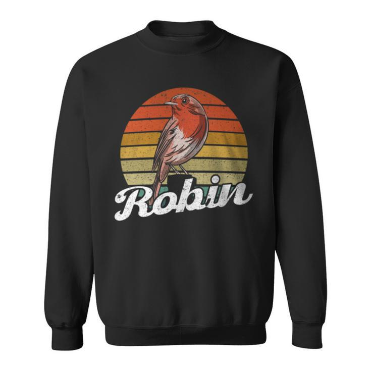 Robin Bird Bird Lover Sweatshirt