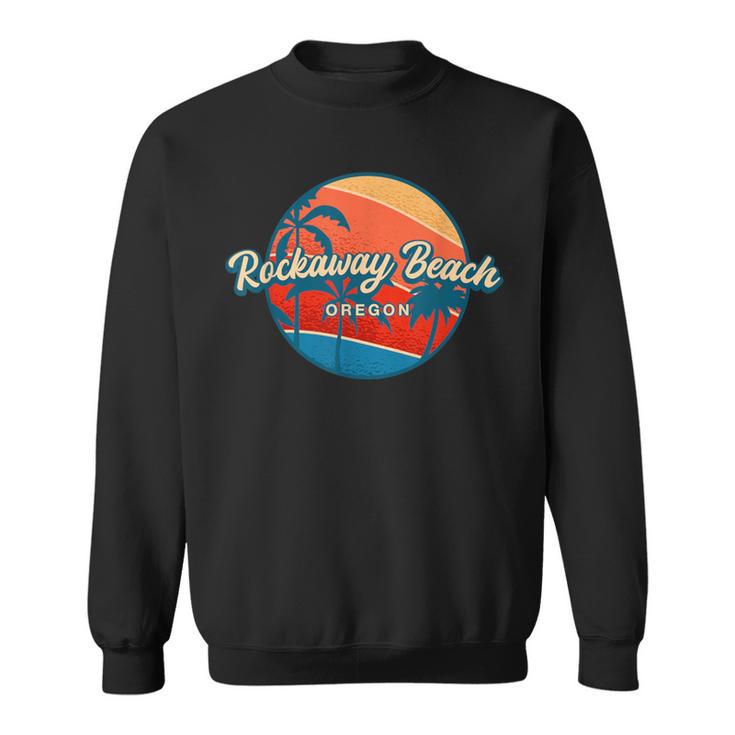 Rockaway Beach Oregon Sommer Oder Tropischer Papa-Zug Sweatshirt