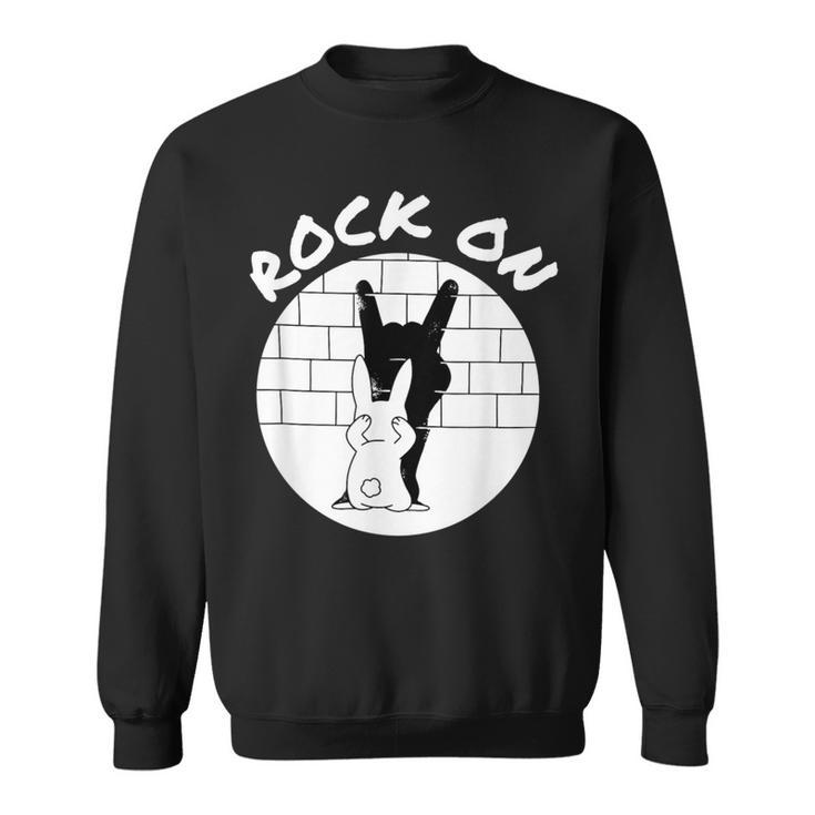 Rock'n'roll Hand Rabbit Sweatshirt