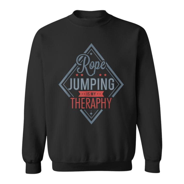 Rope Jumping Is My Therapy Jumping Rope Sweatshirt