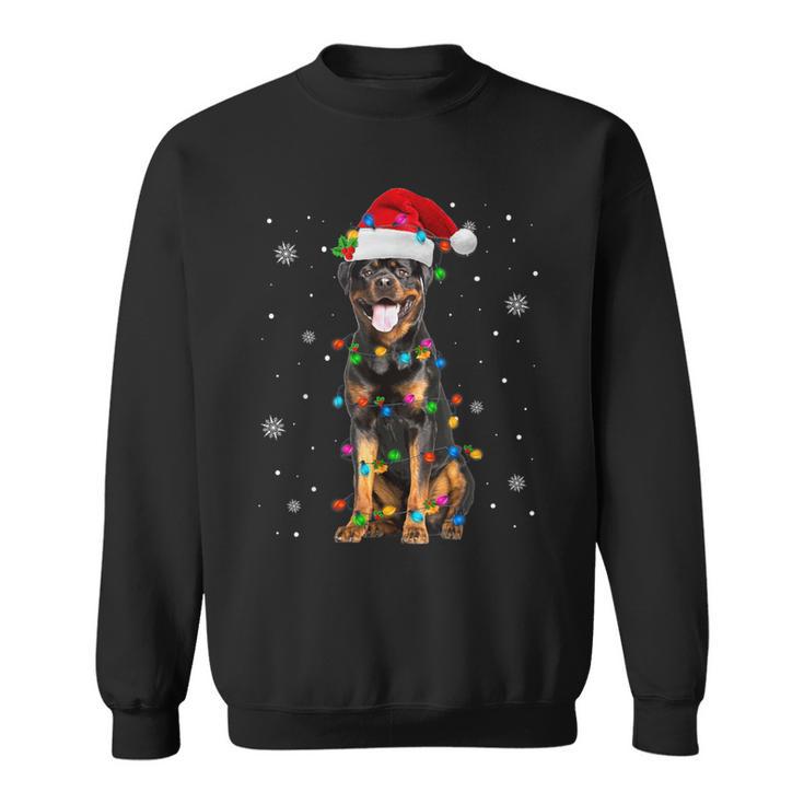 Rottweiler Dog Family Matching Santa Rottweiler Christmas Sweatshirt