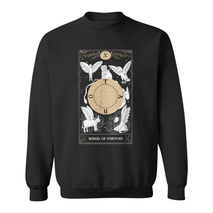 Rueda De La Fortuna X Tarot Card Camisa de entrenamiento