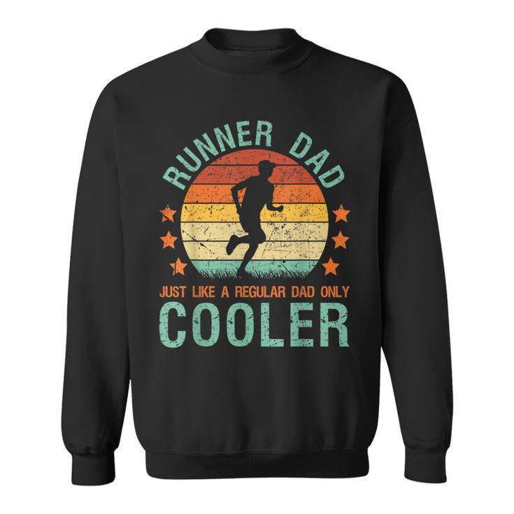 Runner Dad Marathon Runner Jogger Father's Day Sweatshirt