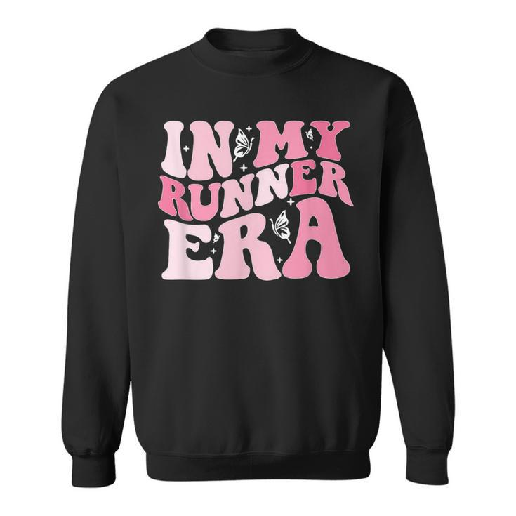 In My Runner Era Running Marathon Fitness Running Mom Sweatshirt