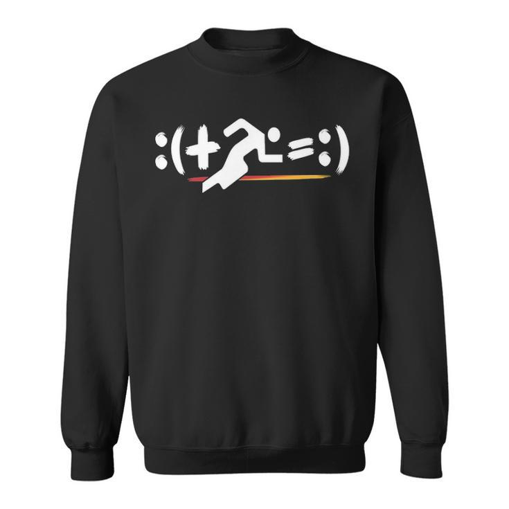 Running Math Equation With Math Symbols For Runners Sweatshirt