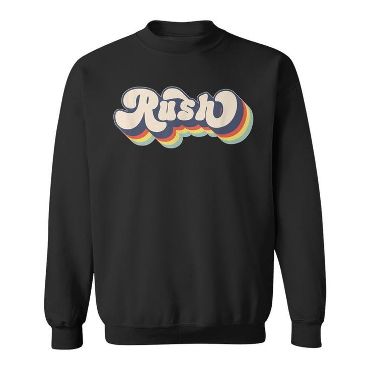 Rush Family Name Personalized Surname Rush Sweatshirt