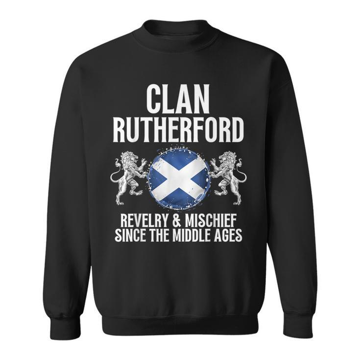 Rutherford Clan Scottish Family Name Scotland Heraldry Sweatshirt