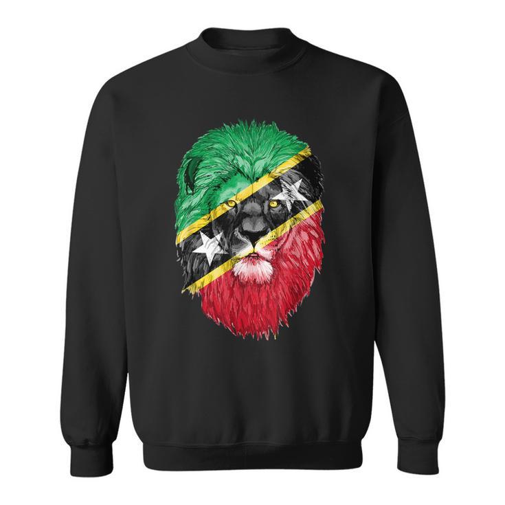 Saint Kitts And Nevis Lion Pride Saint Kitts And Nevis Flag Sweatshirt