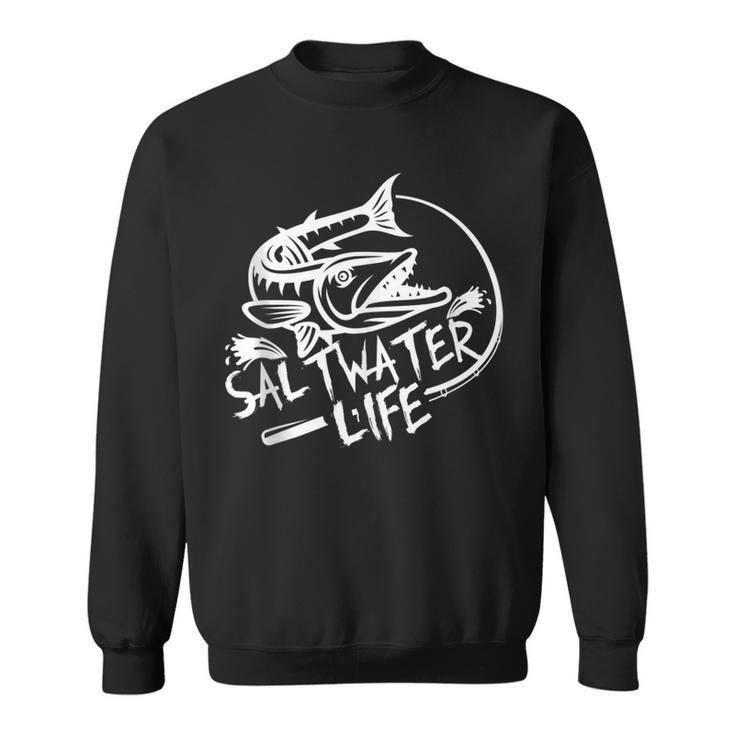 Saltwater Life Fishing Sweatshirt
