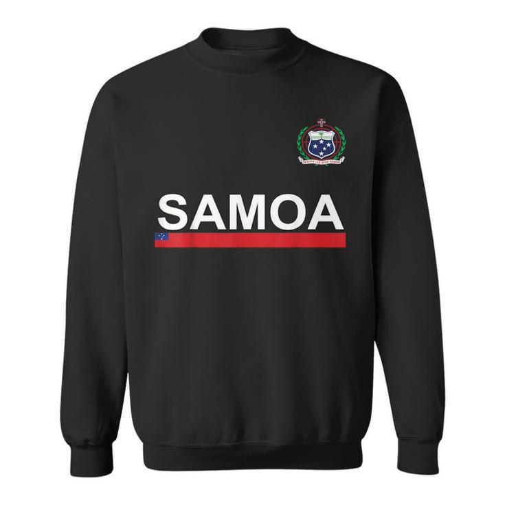 Samoa Sport Style Flag & Crest Sweatshirt