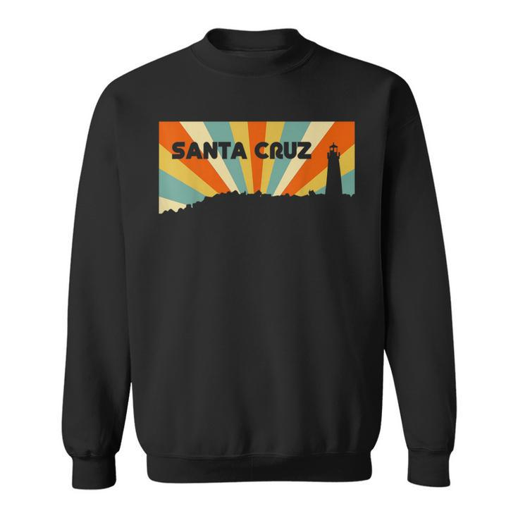 Santa Cruz Beach Skyline 70S Retro Souvenir Sweatshirt