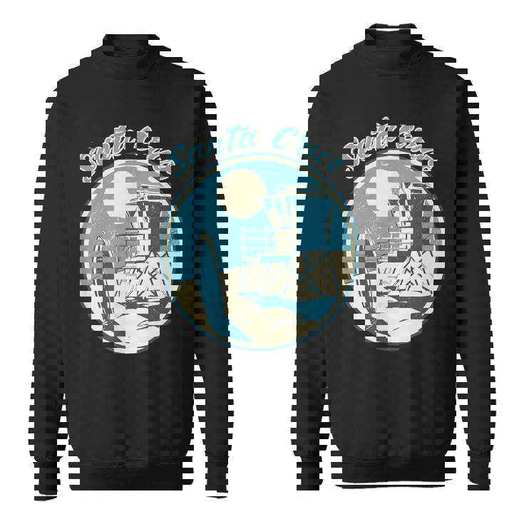 Santa Cruz Ca Surfer 70S 80S Retrointage Sweatshirt
