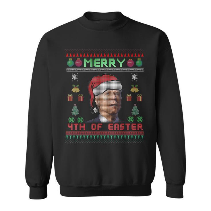 Santa Joe Biden 4Th Of July Easter Ugly Christmas Xmas Sweatshirt